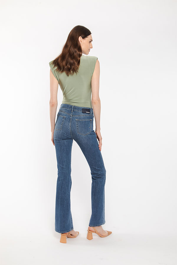PS. Don't Forget Me MONICA HIGH RISE BELL BOTTOM FIT I Più Venduti