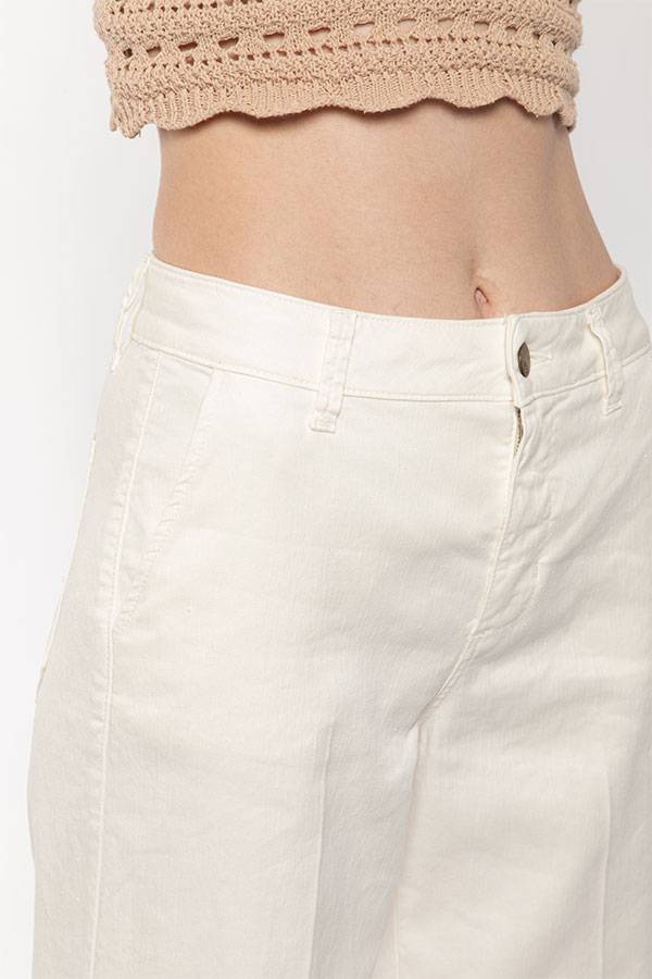 PS. Don't Forget Me EVA MID RISE PALAZZO CROPPED FIT Italy