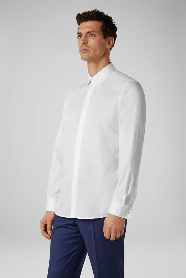 Pull Pal Zileri Camicia in puro cotone della linea Cerimonia con micro disegnature Novità