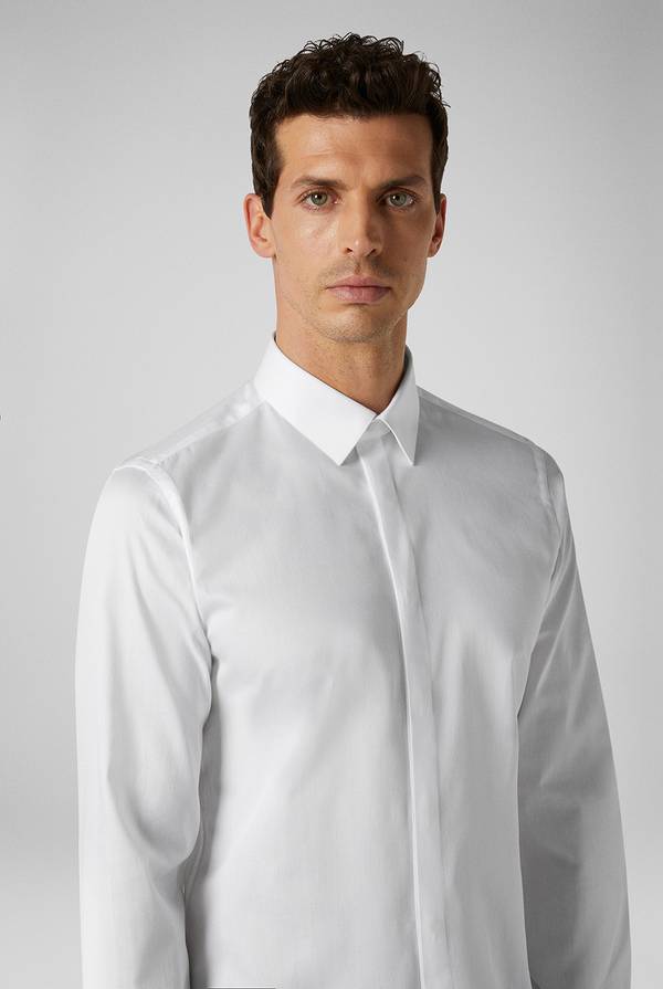 Pull Pal Zileri Camicia in puro cotone della linea Cerimonia con micro disegnature Novità