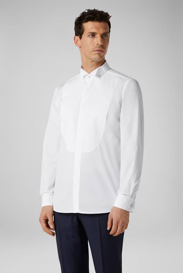Pull Pal Zileri Camicia in puro cotone della linea Cerimonia con collo ad ala Presa