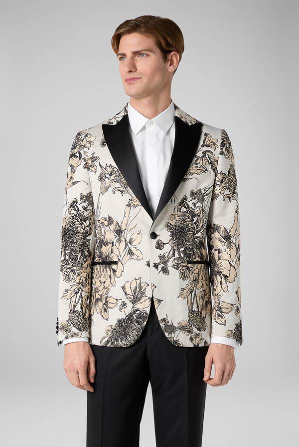 Pull Pal Zileri Giacca smoking con motivo floreale Saldi Di Fabbrica