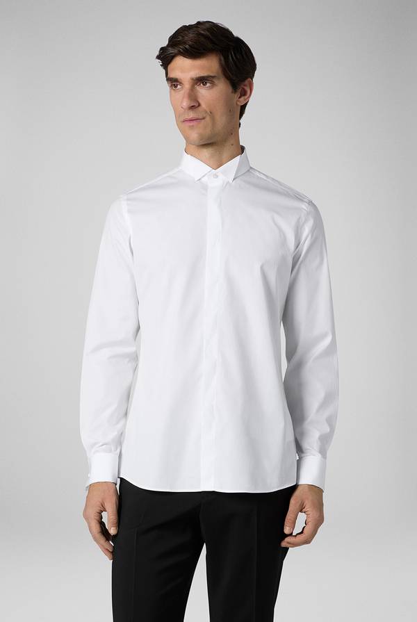 Pull Pal Zileri Camicia Cerimonia bianca con collo smoking 2025