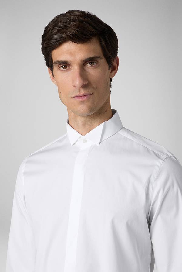 Pull Pal Zileri Camicia Cerimonia bianca con collo smoking 2025