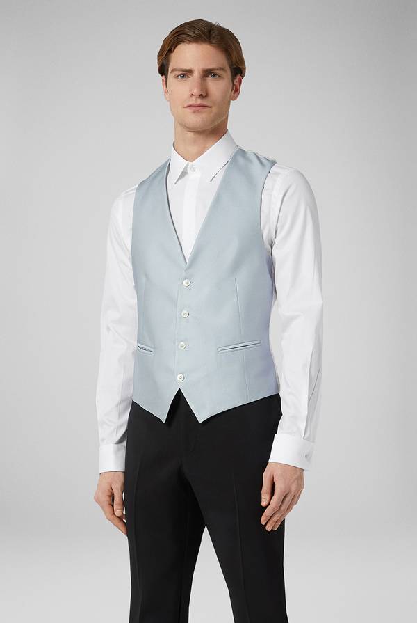 Pull Pal Zileri Gilet Cerimonia in satin In Linea