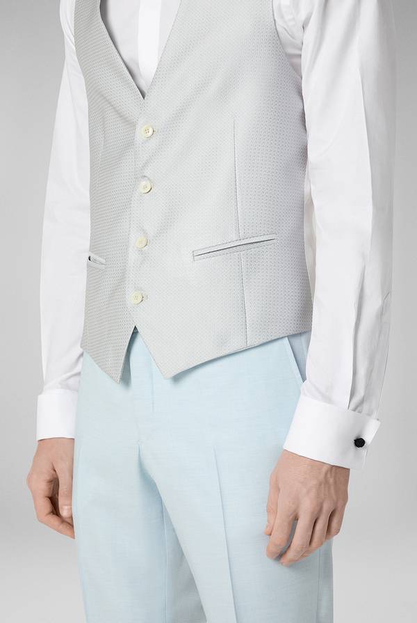 Pull Pal Zileri Gilet Cerimonia con lavorazione jacquard Nuovo