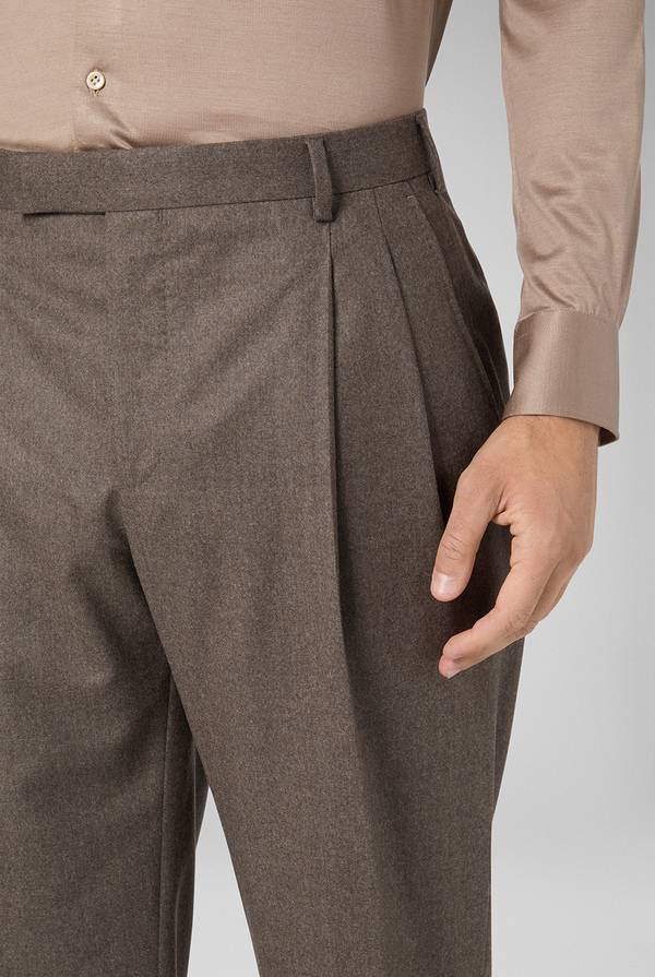 Pull Pal Zileri Pantaloni doppia pince in pura lana Convenienza