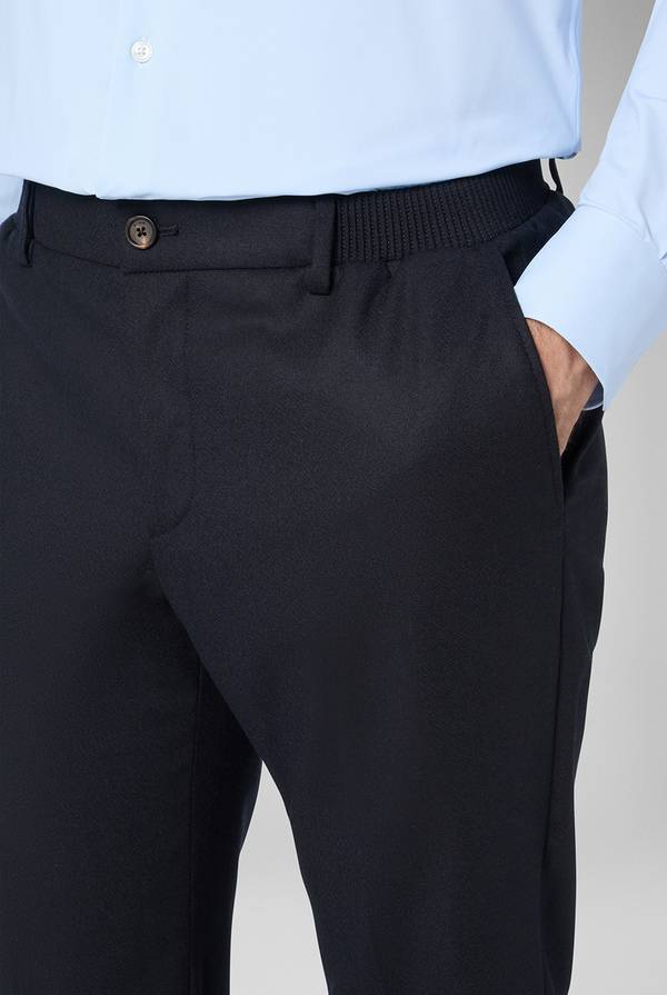 Pull Pal Zileri Pantaloni in lana stretch con banda elastica Smaltimento dello stoccaggio