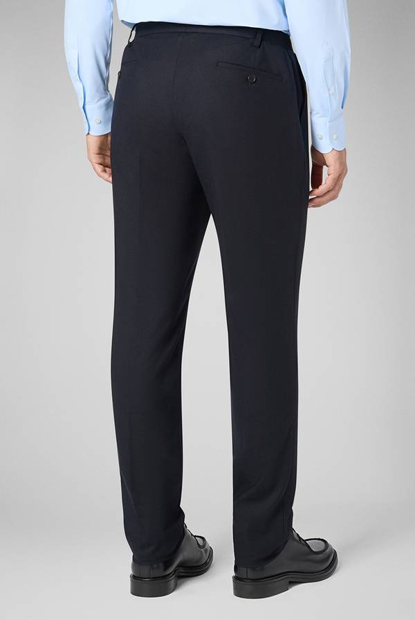 Pull Pal Zileri Pantaloni in lana stretch con banda elastica Smaltimento dello stoccaggio