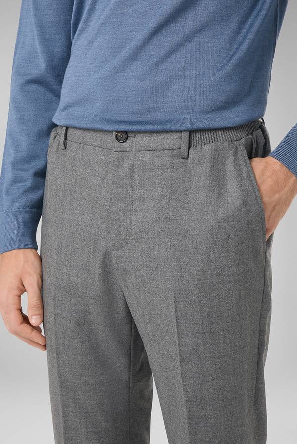 Pull Pal Zileri Pantaloni in lana stretch con banda elastica Sconto