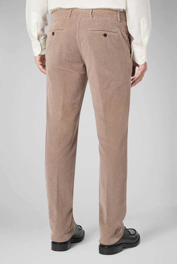 Pull Pal Zileri Pantaloni chino tinti in capo in cotone corduroy Offerte