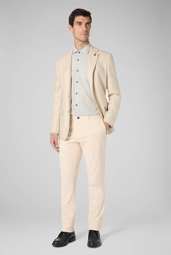 Pull Pal Zileri Pantaloni chino tinti in capo in cotone corduroy Vendita Economica