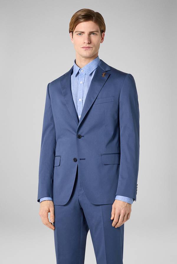 Pull Pal Zileri Abito Vicenza in seta e cotone stretch Nuova