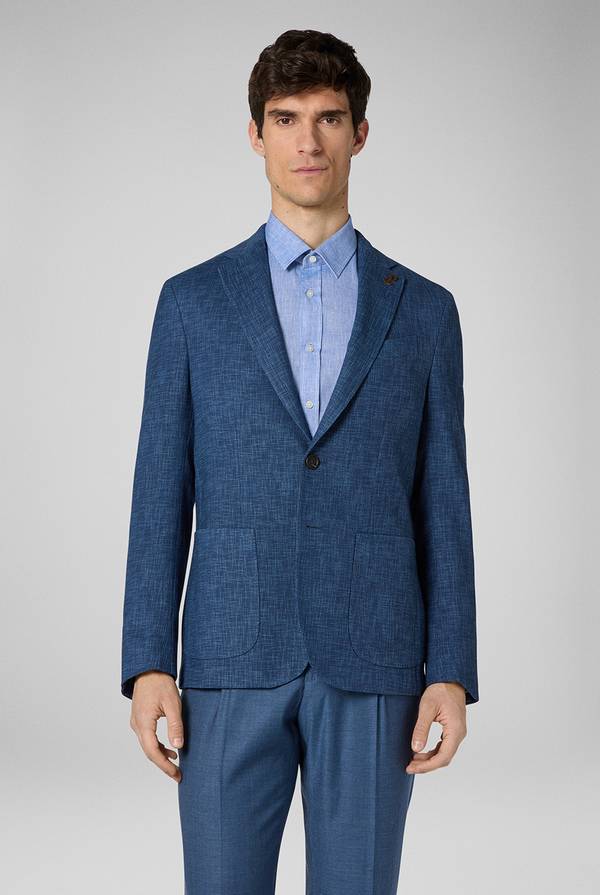 Pull Pal Zileri Giacca Brera in misto lana, cotone e nylon In Linea