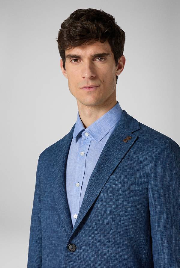 Pull Pal Zileri Giacca Brera in misto lana, cotone e nylon In Linea