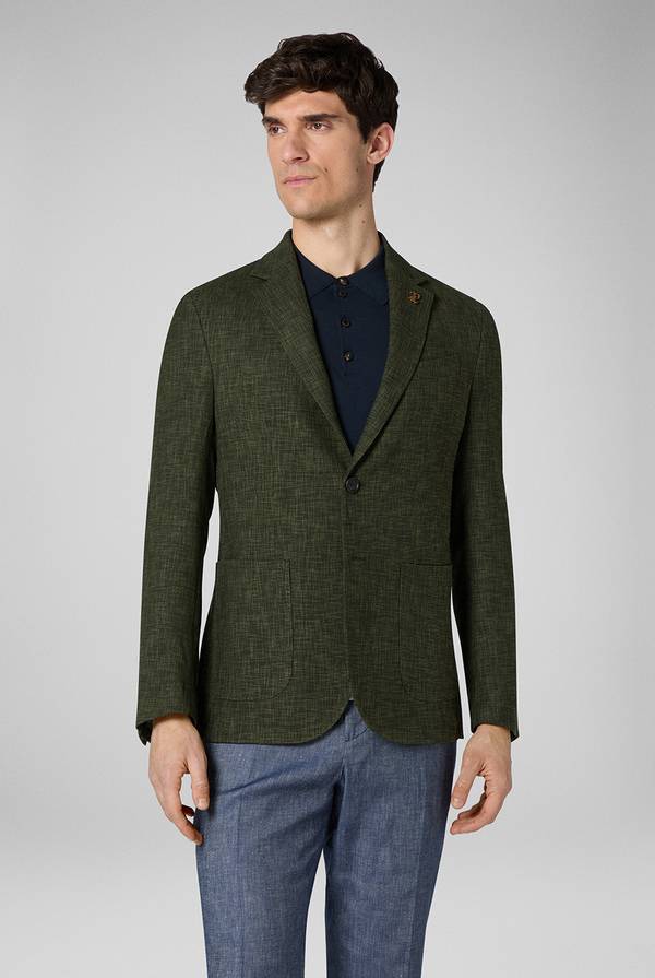 Pull Pal Zileri Giacca Brera in misto lana, cotone e nylon Qualità