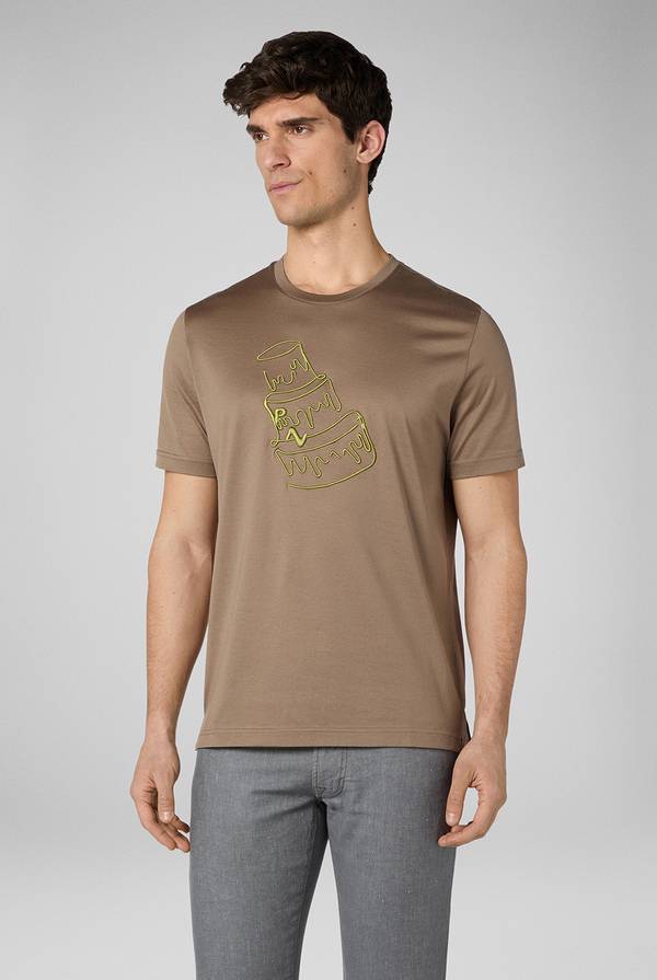 Pull Pal Zileri Tshirt con lavorazione a ricami Sottocosto
