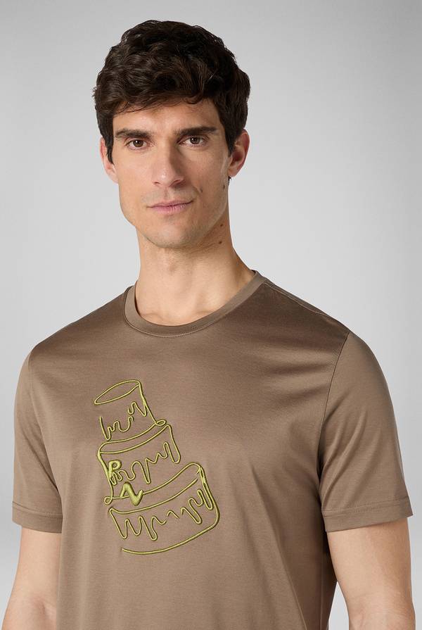 Pull Pal Zileri Tshirt con lavorazione a ricami Sottocosto