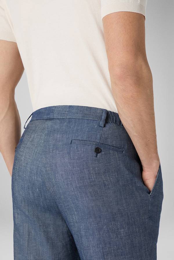 Pull Pal Zileri Pantalone in lino e cotone stretch Sconto