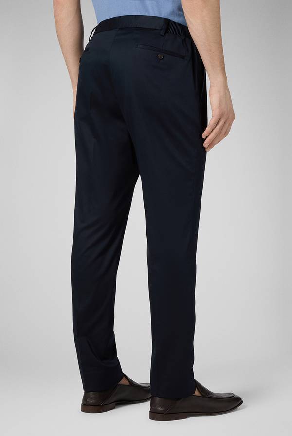 Pull Pal Zileri Pantalone in cotone e tencel stretch Offerta