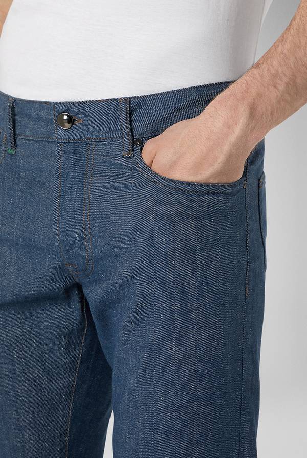 Pull Pal Zileri Denim 5 tasche effetto lino Hotsell