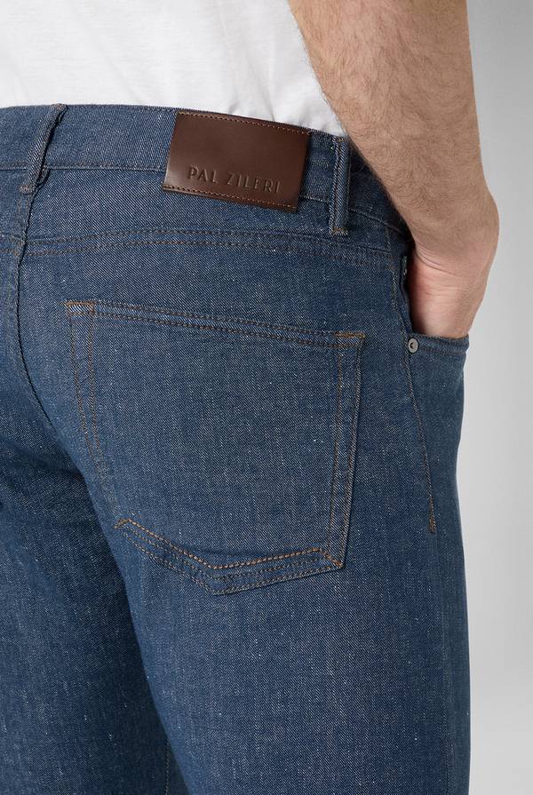 Pull Pal Zileri Denim 5 tasche effetto lino Hotsell