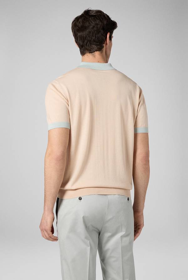 Pull Pal Zileri Polo a maniche corte con scollo a V Moda