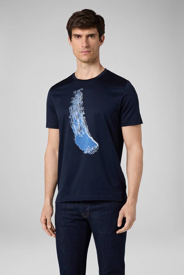 Pull Pal Zileri Tshirt con lavorazione jacquard 2025