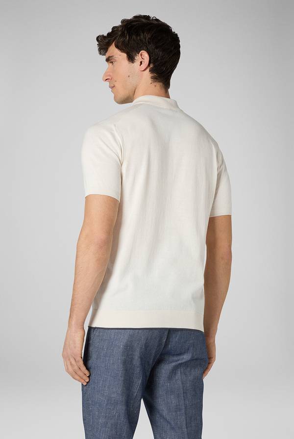 Pull Pal Zileri Polo in maglia con calati Nuovo