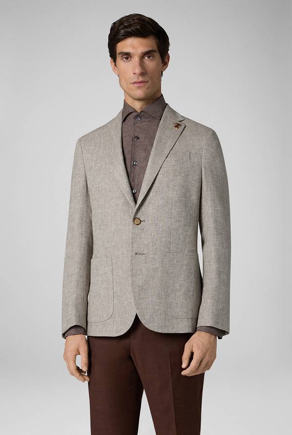 Pull Pal Zileri Giacca Brera in lino e cotone Promozione