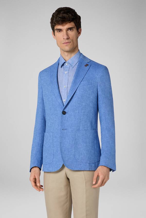 Pull Pal Zileri Giacca Brera in lino e cotone Sottocosto