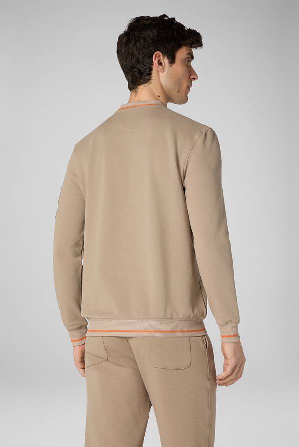 Pull Pal Zileri Felpa in cotone stretch con logo Presa