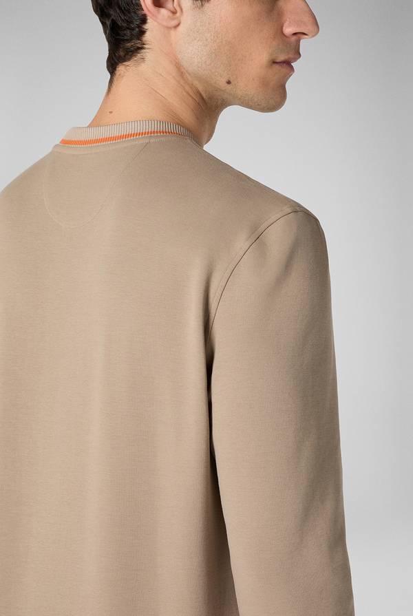 Pull Pal Zileri Felpa in cotone stretch con logo Presa