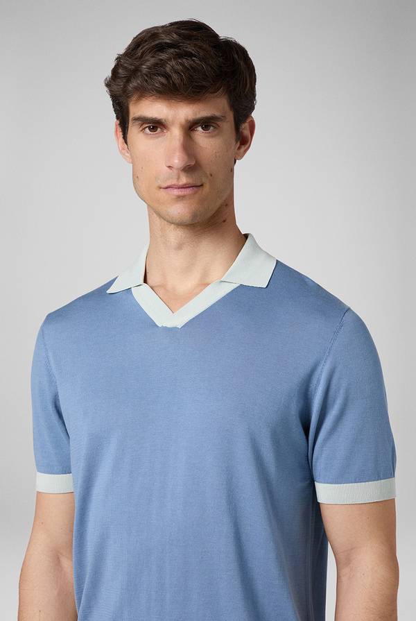 Pull Pal Zileri Polo a maniche corte con scollo a V Outlet