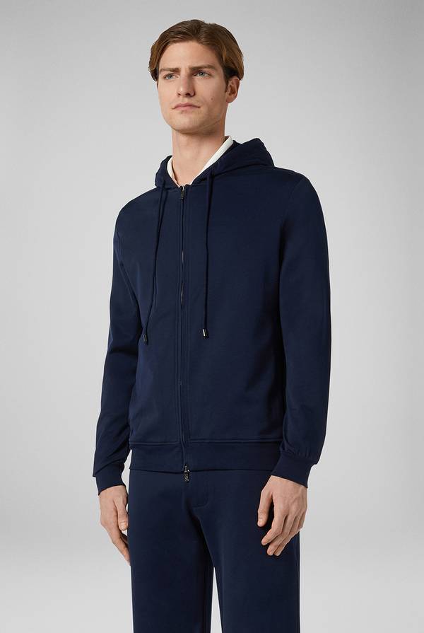 Pull Pal Zileri Felpa con cappuccio in puro cotone Offerte