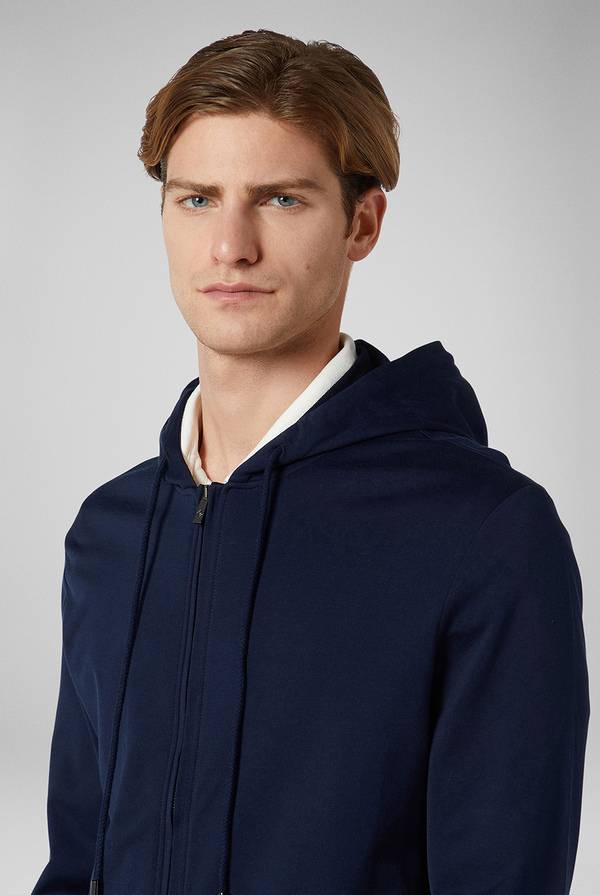 Pull Pal Zileri Felpa con cappuccio in puro cotone Offerte