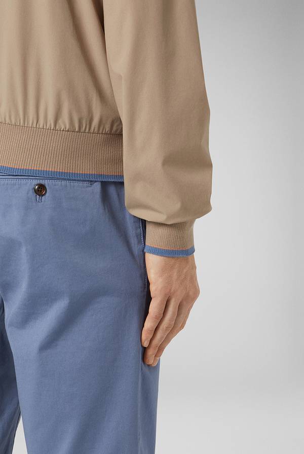 Pull Pal Zileri Bomber in soft shell color tortora Vendita Calda