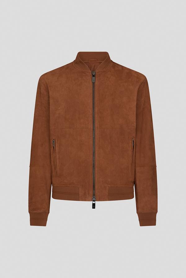 Pull Pal Zileri Bomber in suede marrone I Più Venduti