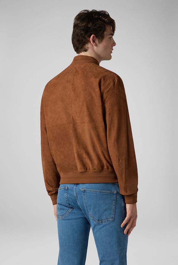 Pull Pal Zileri Bomber in suede marrone I Più Venduti