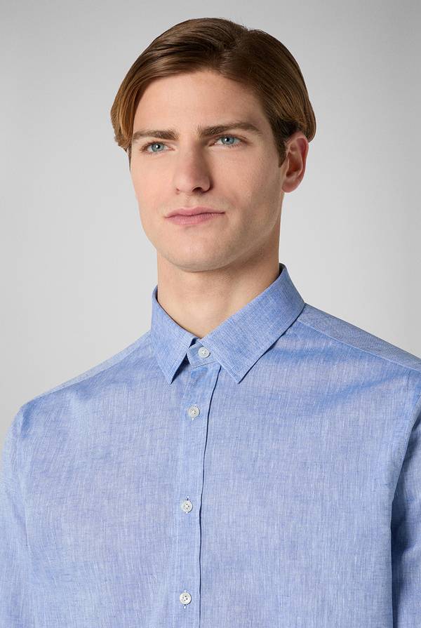 Pull Pal Zileri Camicia in lino e cotone Italia