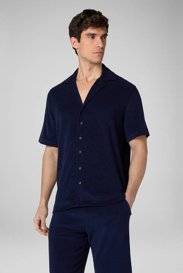Pull Pal Zileri Camicia bowling in jersey Nuovo
