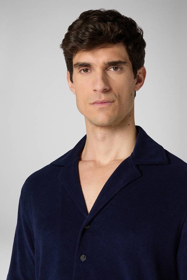 Pull Pal Zileri Camicia bowling in jersey Nuovo
