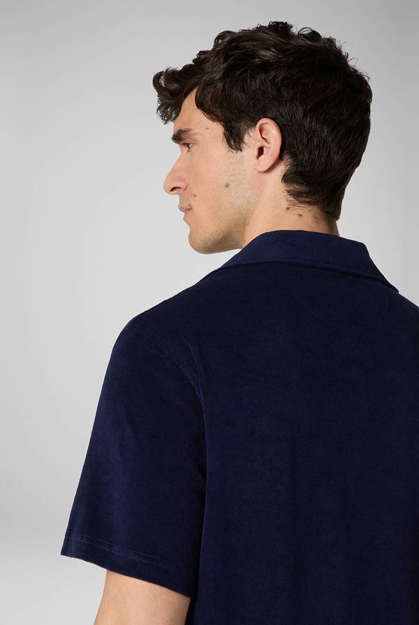 Pull Pal Zileri Camicia bowling in jersey Nuovo