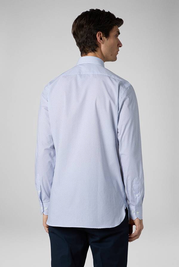 Pull Pal Zileri Camicia in puro cotone con stampa circolare Soddisfazione Garantita