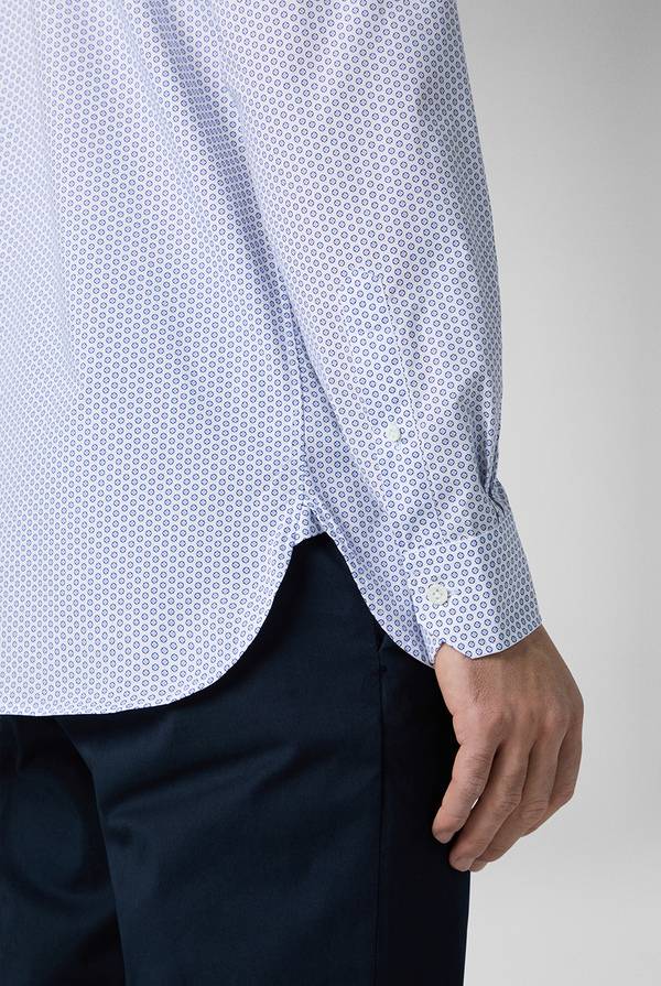 Pull Pal Zileri Camicia in puro cotone con stampa circolare Soddisfazione Garantita