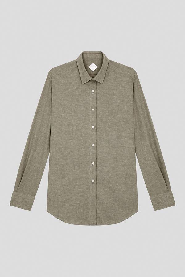 Pull Pal Zileri Camicia in lino e cotone Consegna Veloce