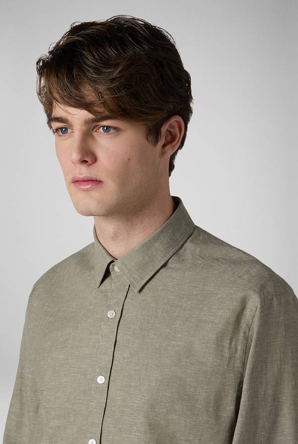 Pull Pal Zileri Camicia in lino e cotone Consegna Veloce