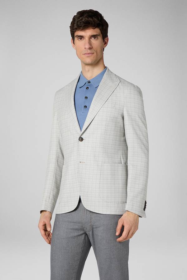 Pull Pal Zileri Giacca Effortless con motivo micro check Prezzo Ridotto