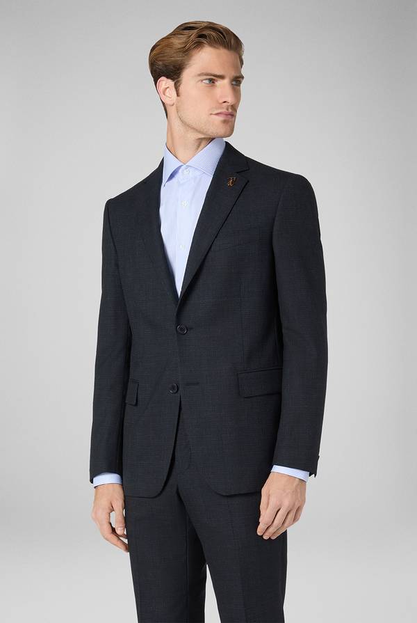 Pull Pal Zileri Abito Palladio in lana stretch con motivo Principe di Galles Sottocosto