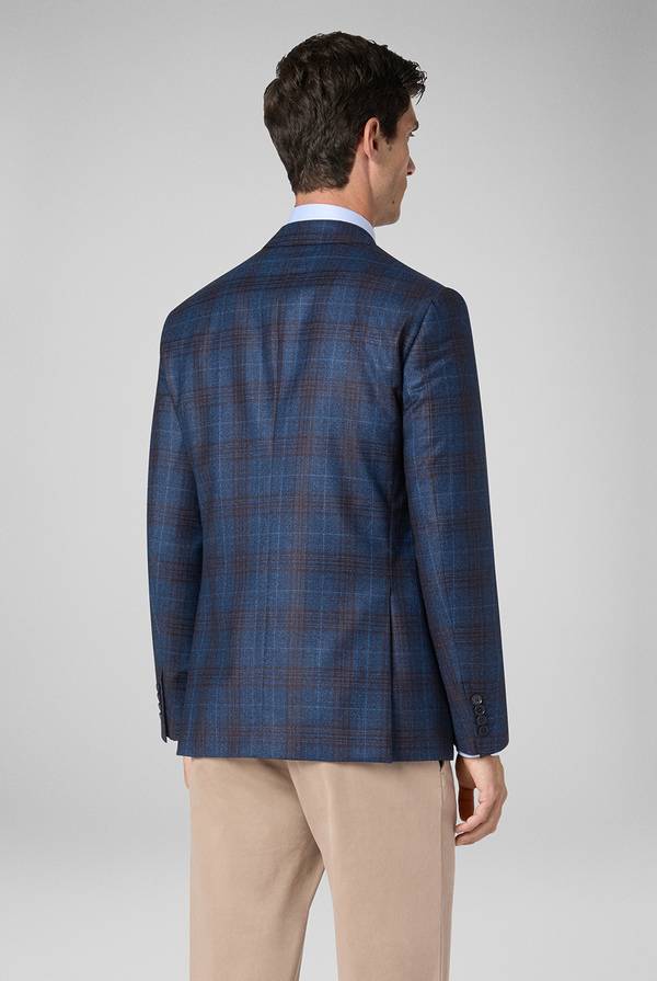 Pull Pal Zileri Giacca Vicenza in pura lana con motivo Principe di Galles interamente foderata Outlet